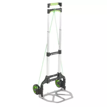 Тележка Standers двухколесная складная алюминий нагрузка до 70 кг цвет белый/черный