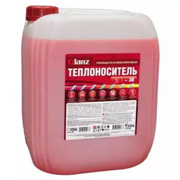 Теплоноситель Glanz -30°C 20 кг этиленгликоль