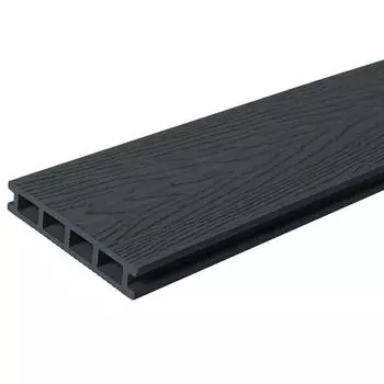 Террасная доска ДПК CM Decking Vintage цвет Эбен 4000x140x25 мм двусторонняя вельвет/структура дерева 0.56 м