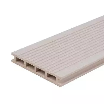 Террасная доска ДПК MultiDeck цвет белый 3000х140х22 мм 0.42 м²