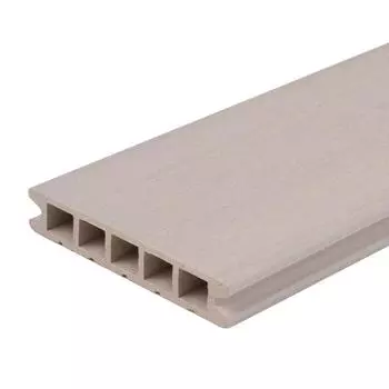 Террасная доска ДПК MultiDeck цвет белый 3000х150х27 мм 0.45 м²