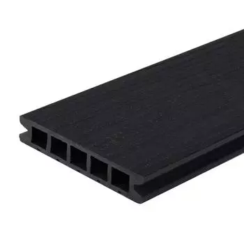 Террасная доска ДПК MultiDeck цвет черный 3000х150х27 мм 0.45 м²