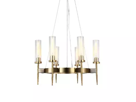 Люстра Alouette 6 brass