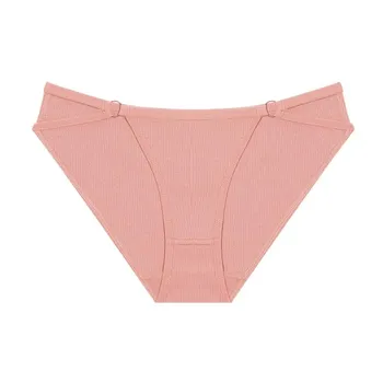 Женские трусики FINETOO из чистого хлопка, модное нижнее белье с поясом, удобные женские трусы, мягкое нижнее белье S-XL, 8 цветов S чёрный