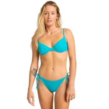 Женские плавки-бикини Billabong Sol Searcher Tropic с завязками по бокам, синий
