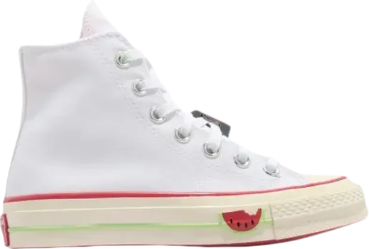 Кроссовки Converse Chuck 70 High Watermelon, белый