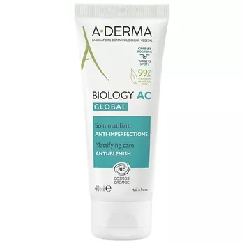 A-DERMA Крем для комплексного ухода за проблемной кожей Biology AC Global