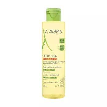 A-DERMA Смягчающее масло для душа Exomega Control
