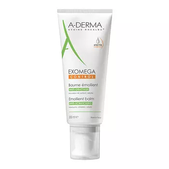 A-DERMA Смягчающий бальзам для тела в стерильной упаковке Exomega Control