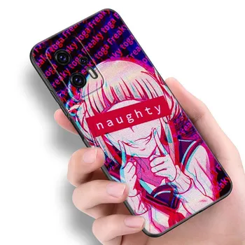 Чехол для телефона Anime Sad Girl для Xiaomi POCO F2 F3 M2 M3 M4 X3 X4 Pro NFC F4 GT 5G F1 X2 C3 C31 C40 M5S из мягкого ТПУ черного цвета Xiaomi POCOphone F1