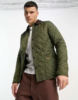 Оливковая стеганая куртка Barbour Heritage Liddesdale