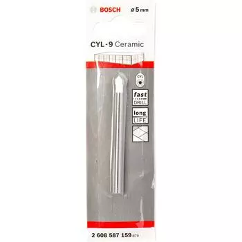 Сверло по стеклу и кафелю Bosch CYL-9 5х70мм (159)