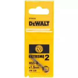 Сверло по металлу DeWalt DT5035 1.5х40мм