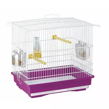 Ferplast Giusy клетка для птиц, белая - 39x26xh37 см Словакия 1 уп. х 1 шт. х 1.47 кг