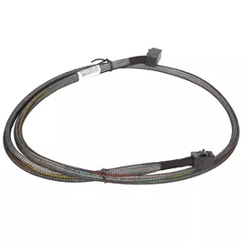 Кабель Adaptec ACK-I-rA-HDmSAS-HDmSAS-1M (2282800-R) 100см., разъемы SFF8643(угловой) -to- SFF8643