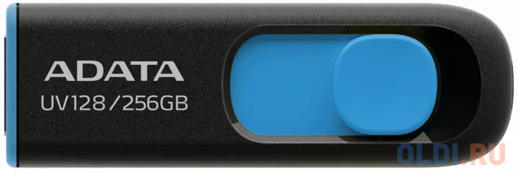 256GB ADATA UV128 USB Flash [AUV128-256G-RBE] USB 3.0, Blue, RTL