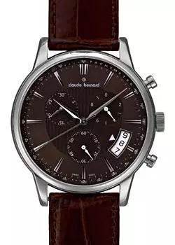 Швейцарские наручные мужские часы Claude Bernard 01002-3BRIN. Коллекция Northline