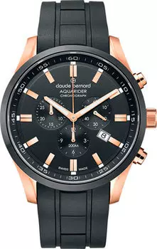 Швейцарские наручные мужские часы Claude Bernard 10222-37RNCANIR. Коллекция Aquarider