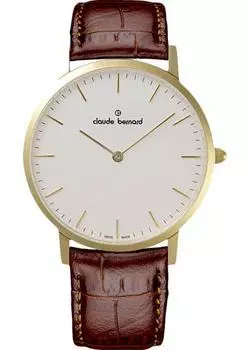 Швейцарские наручные мужские часы Claude Bernard 20202-37JAID. Коллекция Classic Slim Line