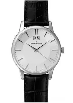 Швейцарские наручные мужские часы Claude Bernard 63003-3AIN. Коллекция Classic Gents