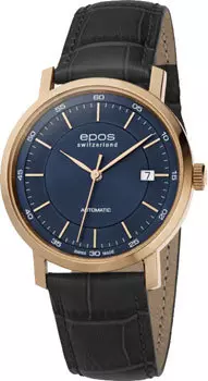 Швейцарские наручные мужские часы Epos 3387.152.24.16.15. Коллекция Originale