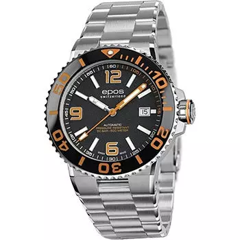 Швейцарские наручные мужские часы Epos 3441.131.99.52.30. Коллекция Diver