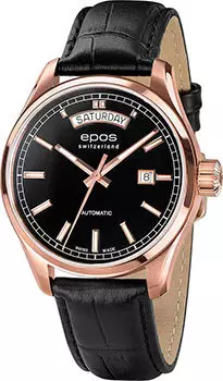Швейцарские наручные мужские часы Epos 3501.142.24.95.25. Коллекция Passion