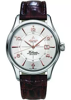 Швейцарские наручные мужские часы Atlantic 52753.41.25R. Коллекция Worldmaster