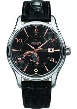 Швейцарские наручные мужские часы Atlantic 52755.41.65R. Коллекция Worldmaster