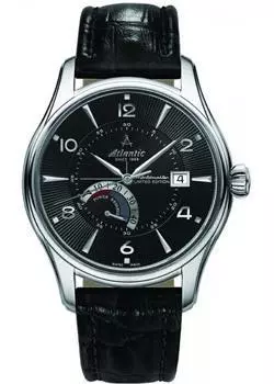 Швейцарские наручные мужские часы Atlantic 52755.41.65S. Коллекция Worldmaster