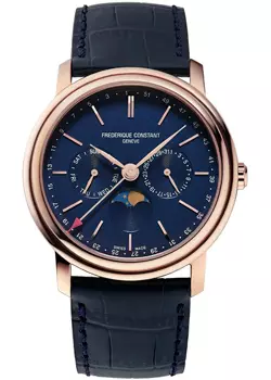 Швейцарские наручные мужские часы Frederique Constant FC-270N4P4. Коллекция Classics Quartz