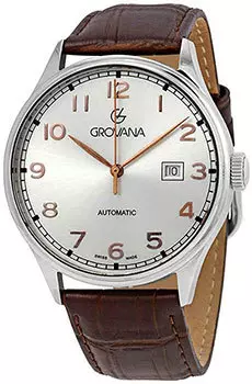 Швейцарские наручные мужские часы Grovana 1190.2528. Коллекция Mechanical