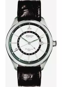 Швейцарские наручные мужские часы Atlantic 53752.41.21. Коллекция Worldmaster
