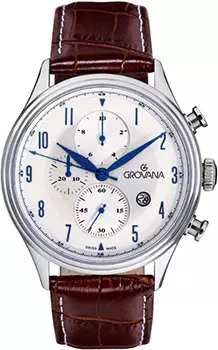 Швейцарские наручные мужские часы Grovana 1192.9532. Коллекция Chrono