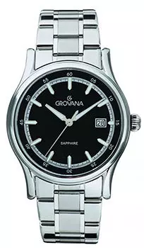 Швейцарские наручные мужские часы Grovana 1734.1137. Коллекция Traditional