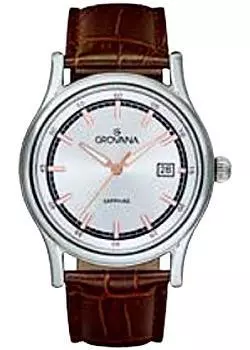 Швейцарские наручные мужские часы Grovana 1734.1528. Коллекция Contemporary
