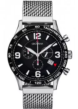 Швейцарские наручные мужские часы Grovana 1745.9137. Коллекция Chrono