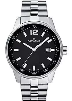 Швейцарские наручные мужские часы Grovana 7015.1137. Коллекция Contemporary