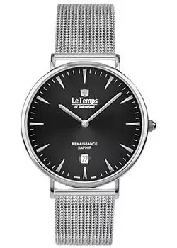 Швейцарские наручные мужские часы Le Temps LT1018.07BS01. Коллекция Renaissance