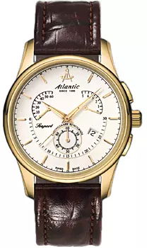 Швейцарские наручные мужские часы Atlantic 56450.45.21. Коллекция Seaport