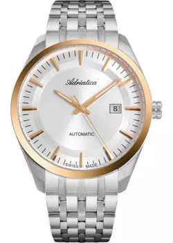 Швейцарские наручные мужские часы Adriatica 8309.2113A. Коллекция Automatic