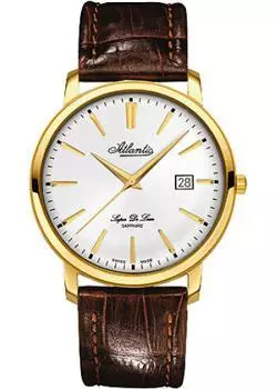 Швейцарские наручные мужские часы Atlantic 64351.45.21. Коллекция Super De Luxe