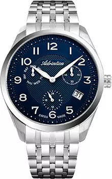 Швейцарские наручные мужские часы Adriatica 8309.5125QF. Коллекция Multifunction