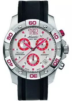 Швейцарские наручные мужские часы Atlantic 87471.42.25R. Коллекция Searock