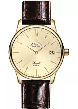 Швейцарские наручные мужские часы Atlantic 95744.65.31. Коллекция Seagold