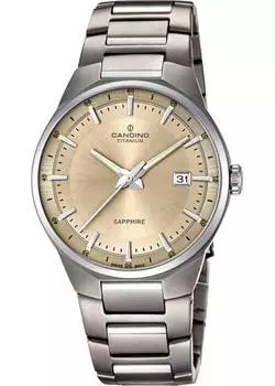 Швейцарские наручные мужские часы Candino C4605.2. Коллекция Titanium