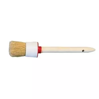 KRAFOR Кисть круглая № 8/35 мм натур.щетина, дерев.ручка 001-0035 49226