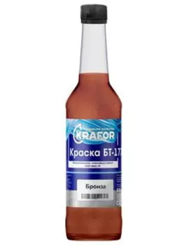 Krafor краска БТ-177 бронзовая 0,5 л 12 30772