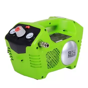 Компрессор аккумуляторный Greenworks G24AC 24V без АКБ и ЗУ