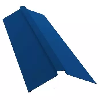 Конек плоский Grand Line Atlas Ral 5005 150х40х150 мм резка